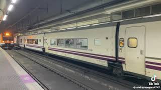 renfe intercity 252 Talgo 6 salida desde Barcelona [upl. by Claudianus413]