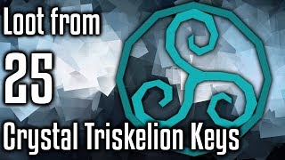 RS3  Loot from 25 Triskelion Keys [upl. by Yeorgi786]