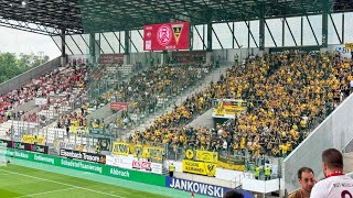 Alemannia Aachen Fans in Essen  3Liga Rot Weiss Essen  Alemannia Aachen 12 quot030824quot [upl. by Illak]