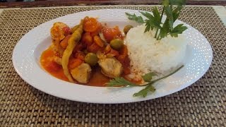 Pollo a la veracruzana [upl. by Annekahs]