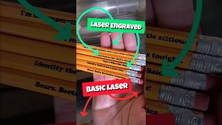 Easy Diy Laser Engraved Pencil Template lasercraft laserengraving lasermachine [upl. by Irish352]