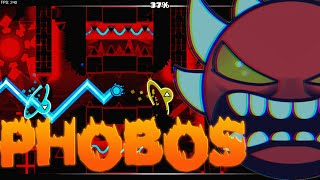 quotPHOBOSquot 100 EXTREME DEMON by KrmaL Geometry Dash 22 [upl. by Aurelie771]