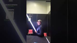 Giancarlo Esposito with lightsaber [upl. by Akital]