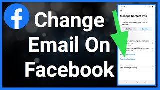 How To Change Email On Facebook [upl. by Imis]