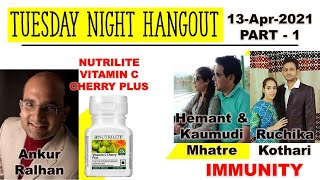 Immunity amp Amway Nutrilite Vitamin C Cherry Plus  TuNH 13Apr2021  Part 1 [upl. by Aerdnad]