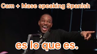 Camron  Mase speaking Spanish 😳 [upl. by Saundra]