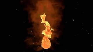 Realistic Fire Simulation With Sound Effects [upl. by Anihsit]