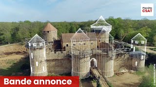 Guédelon comment construire un château fort   bande annonce  Histoire TV [upl. by Belac54]