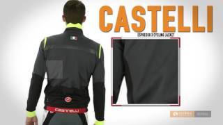 Castelli Espresso 3 Cycling Jacket  Windstopper® Full Zip For Men [upl. by Llert727]