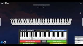 Yes  roundabout  ROBLOX PIANO [upl. by Ailisec]