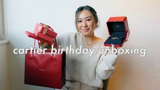 Cartier Birthday Unboxing  Juste Un Clou Small Bracelet [upl. by Ambrosius]