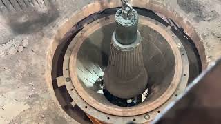 1600 TPH KOBELCO GYRATORY CONE CRUSHER SHUTDOWN FOR MAINTENANCE  PART 2 [upl. by Llerrat]