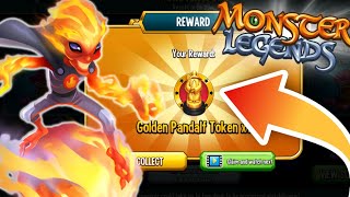 GOLDEN PANDALF AWARDS IN MONSTER LEGENDS  HOW TO GET FREE REWARDS [upl. by Durwood]