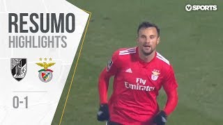 Highlights  Resumo Vitória SC 01 Benfica Liga 1819 18 [upl. by Yotal612]