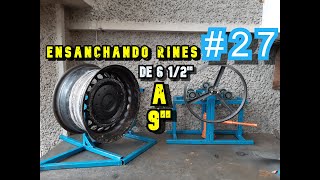 Como ensanchar rines de acero para mi VW 27 [upl. by Yahsal]