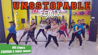 UNSTOPPABLE REMIX  ZUMBA amp DANCE WORKOUT  RULYA MASRAH [upl. by Anwahsal]