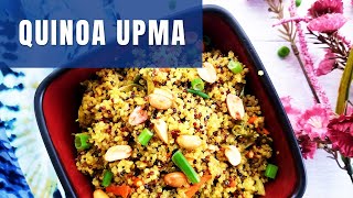 Quinoa Upma  How to make Quinoa Upma  Quinoa Recipes [upl. by Airotahs]