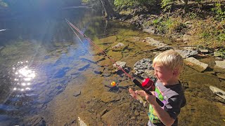 4K 30 test chest harness creek fishing dad and Jameson October 2024 [upl. by Marteena]