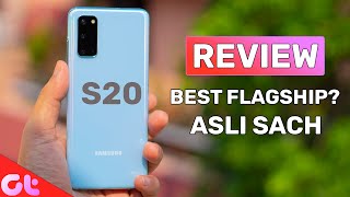 Samsung Galaxy S20 Review With Pros and Cons  Best Flagship for Android  GT Hindi [upl. by Nesyla]