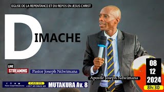 🔴 DIMANCHE LE 08122024 EGLISE DE LA REPENTANCE ET DU REPOS EN JESUS CHRISTIGOKORANE C IMISI 5 [upl. by Neved]