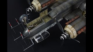 Landing Gear Improve  Heinkel He 219 Uhu Tamiya 148  Aicraft Model [upl. by Ashlen946]