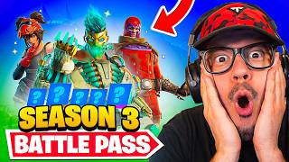 NEW Season 3 BATTLE PASS in Fortnite Magneto [upl. by Malliw48]