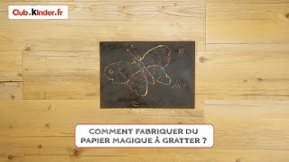 Club Kinder  Comment fabriquer du papier magique [upl. by Holland407]