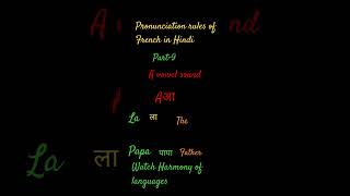 How French words pronounced  French pronunciation rules in Hindi  Vowel sounds [upl. by Brannon224]