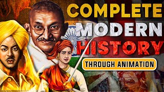 Complete Modern History for UPSC 1 Hour  SMART Revision through Animation  UPSC 202425  OnlyIAS [upl. by Nosnaj]