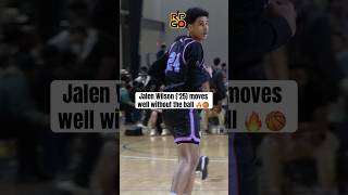 Jalen Wilson ‘25 moves well without the ball 🔥🏀 eybl basketball highschoolbasketballlive [upl. by Amyas]