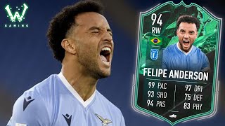 Sehr STABIL 🙌🏻🇧🇷 94 Felipe Anderson Shapeshifter SBC Player Review 🔥 FIFA 22 Ultimate Team [upl. by Banna]