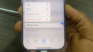 How to Delete All Contacts At Once on iPhone [upl. by Inness829]