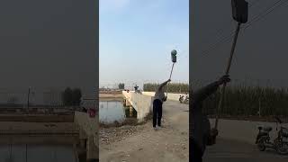 Back shooting a basketball into a bucket of water and if youre not careful the basketball is going [upl. by Goto]