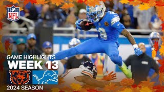 Chicago Bears vs Detroit Lions  2024 Week 13 Game Highlights [upl. by Nivahb]