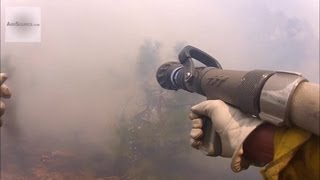 FirstPerson POV  Firefighters battle with Forest Fire [upl. by Fanya]