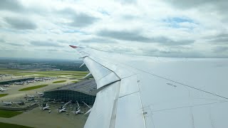 BEAUTIFUL WING FLEX  Virgin Atlantic Boeing 7879 Takeoff from London Heathrow LHR  Taxi [upl. by Tavis]