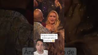 Ángulo inédito de Bad Bunny viendo como Adele gana el Grammy badbunny adele [upl. by Harle]