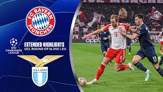 Bayern vs Lazio Extended Highlights  UCL Round of 16 2nd Leg  CBS Sports Golazo [upl. by Sueaddaht]