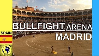 MADRID BULLFIGHTING ARENALas Ventas Bullfight Stadium Ring Wtravel [upl. by Gael]