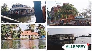 AlleppeyKerala India A boat ride through the natural beauty of Vembanadu Lake🛥️alleppy kerala [upl. by Terryl]