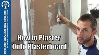 How to plaster a plasterboard wall beginners guide Plastering made easy for the DIY enthusiast [upl. by Savitt345]