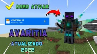 ✅COMO INSTALAR AVARITIA NO SEU MINECRAFT PE DO JEITO CERTO [upl. by Aeiram]