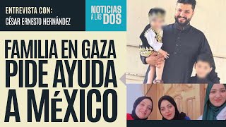 Entrevista¬ Shadi Abed refugiado palestino pide a Gobierno mexicano traer a su familia de Gaza [upl. by Richel]