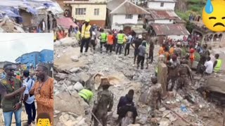 it is about to happen again another collapse house 🏠 in the east end part of Freetown [upl. by Eicaj142]