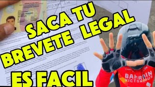 Aprende como tramitar tu Licencia brevete de MOTO lineal categoría B2B LIMA video completo 2024 [upl. by Asserak591]