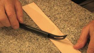 How To Use A Safety Beveler On Leather [upl. by Jaynell]