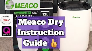 Meaco Dry ABC Dehumidifier User instruction Guide Review [upl. by Rehtaeh]