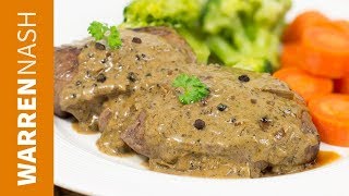 Peppercorn Sauce Recipe for steak  Creamy amp Delicious  Recipes by Warren Nash [upl. by Alekin]