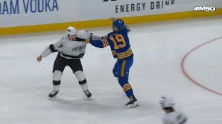 Peyton Krebs Drops The Gloves With Kyle Burroughs [upl. by Ahsuoj]