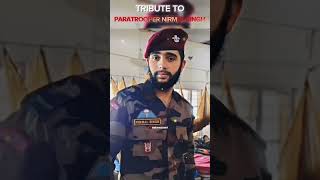 Paying Homage 🙇 To Paratrooper Nirmal Singh  4 Para SF  viral shorts Saheed1947 [upl. by Pantia]